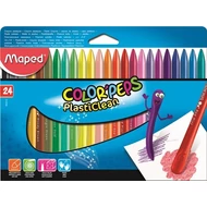 Maped Color Peps PlastiClean zsírkréta - 24 szín