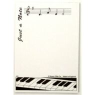 Zenei jegyzettömb - zongorabillentyűs jegyzetfüzet