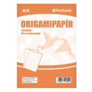 Színes origami lapok A4 20 lap Fortuna