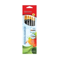 Ecsetkészlet Optima Premium 5 db/csomag vegyes