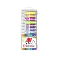 ICO Süni 12 neon és metál színes tempera