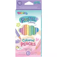 Színes ceruza készlet Pasztell - 10 szín - Colorino Pastel