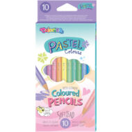 Színes ceruza készlet Pasztell - 10 szín - Colorino Pastel
