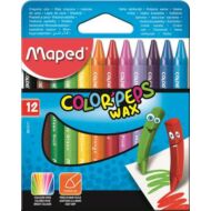 Maped Color Peps Wax háromszögletű zsírkréta 12 szín