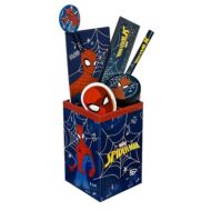 Pókember suli szett ceruzatartóval - 7 részes írószerkészlet Spiderman
