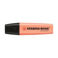 Szövegkiemelő filc - Stabilo Boss Pastel - pasztell barack