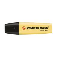 Szövegkiemelő filc - Stabilo Boss Pastel - pasztell vanília