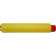 Krétafogó - műanyag kerek táblakrétához - sárga-piros