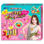 Üvegfesték ékszerkészítő - Amos My Style - 6 szín 18 fényvarázs forma