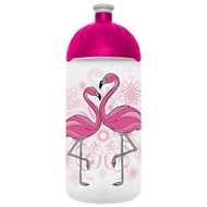 Flamingós kulacs 0,5 liter - Freewater - higénikus műanyagból