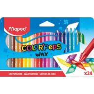 Maped Color Peps Wax háromszögletű zsírkréta 24 szín