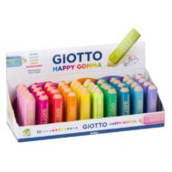 Radír - GIOTTO Happy Gomma ceruza formájú - élénk színű