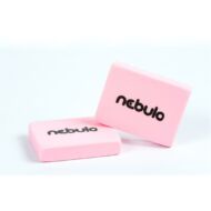 Nebulo radír - 37x47x9 mm - rózsaszín