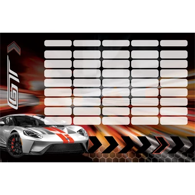 Ford GT nagy órarend - Silver