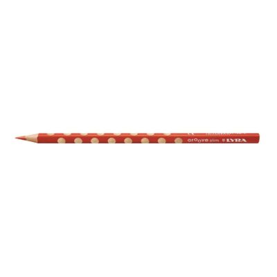 Lyra Groove piros színesceruza háromszögletű ceruzatesttel