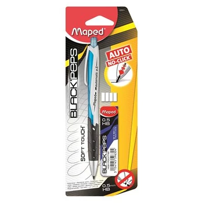 Maped Black Peps nyomósirón 0,5 mm ajándék grafitbél és radír 