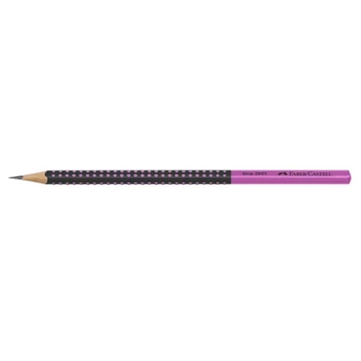 Faber-Castell Grip Two Tone grafitceruza kéttónusú fekete/pink HB