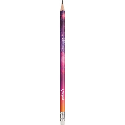 Maped háromszögletű grafitceruza radírral Cosmic - HB lila