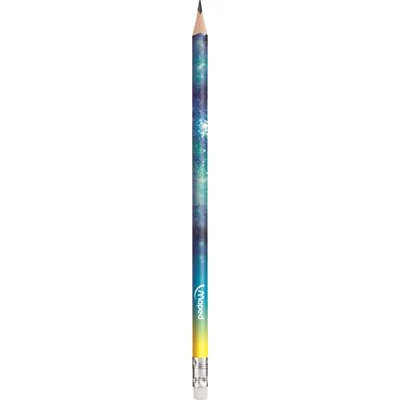 Maped háromszögletű grafitceruza radírral Cosmic - HB kék