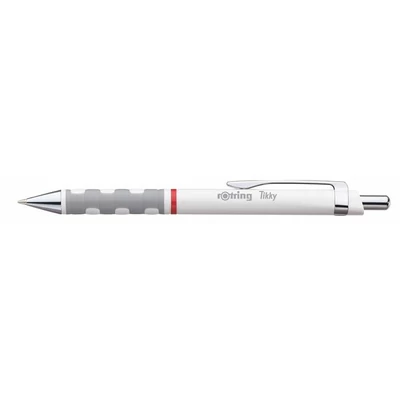 Tikky III. 0,8 mm golyóstoll fehér tolltest - kék