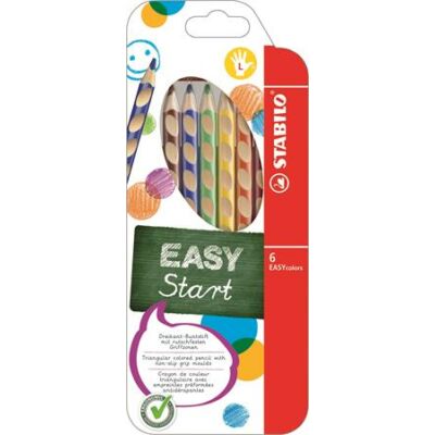 Stabilo EasyColour színes ceruza készlet - 6 szín - balkezes