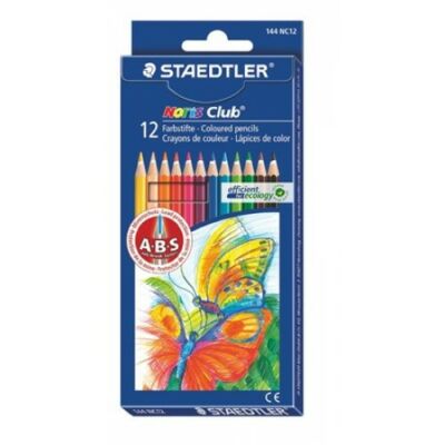 Staedtler hatszögletű színes ceruza készlet - 12 db/csomag - Noris Club