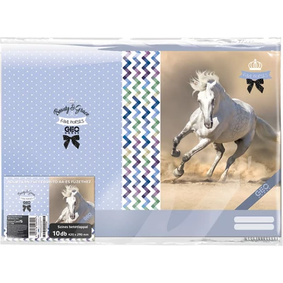 Geo Horse One lovas könyvborító füzetborító A4