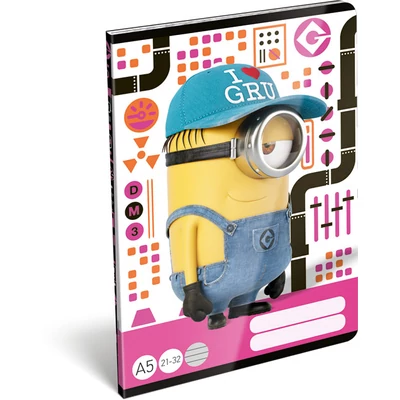 Minion vonalas füzet