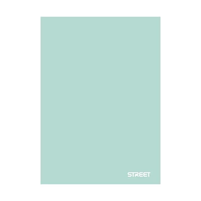 Füzet kockás - A4 - STREET PP Pastel - 42 lapos - zöld