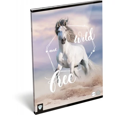Lovas kockás füzet - A4 - 87-32 - Kis Bagoly Wild and free