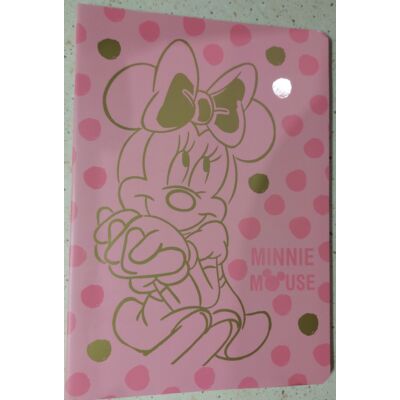 Minnie Mouse exkluzív kockás füzet - A5 - 27-32 - Minnie Fashion Pink