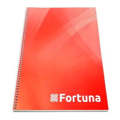 Kockás spirálfüzet A4 - Fortuna Basic