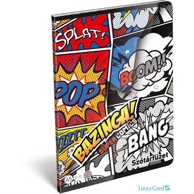 Bazinga szótár A5 füzet - Supercomics
