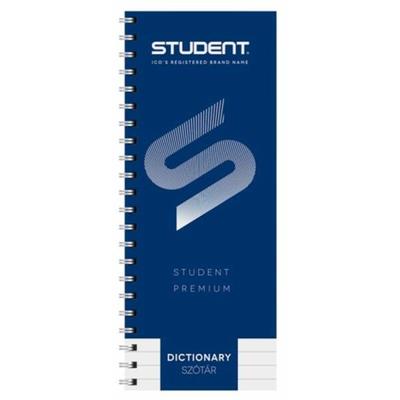 Szótárfüzet ICO Student Prémium - 80x200 mm 40 lapos