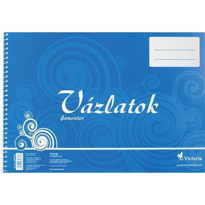 Victoria famentes B4 vázlatfüzet
