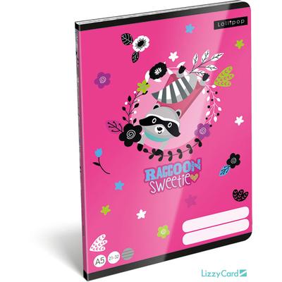 Mosómacis vonalas A5 füzet 21-32 - Lollipop raccoon