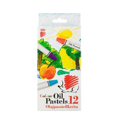 Süni Olajpasztell kréta - 12 szín