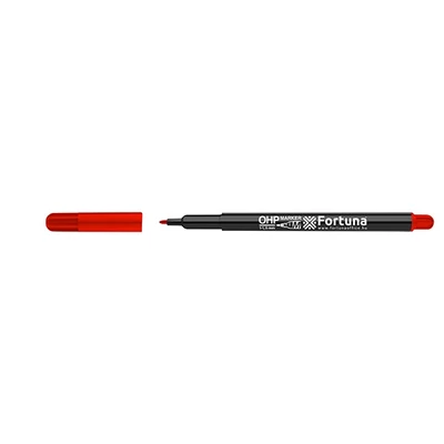 Alkoholos marker / filc - Fortuna OHP M - 1–1,5 mm - piros