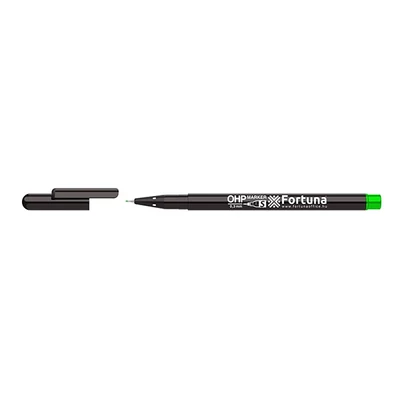 Alkoholos marker / filc - Fortuna OHP S - 0,3 mm - zöld