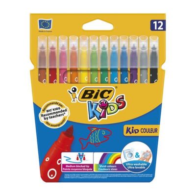 Filctoll készlet - BIC Kids - 12 szín