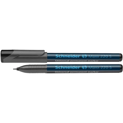 Alkoholos marker Schneider Maxx 220 S - 0,4 mm - fekete alkoholos filctoll