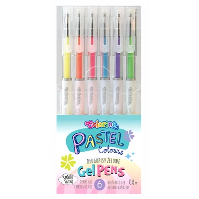 Zseléstoll készlet - Colorino Pastel -  6 szín