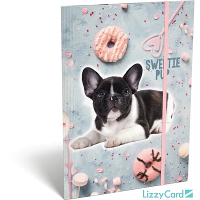 Kutyás A4 gumis mappa - Kis bagoly Sweetie Pup
