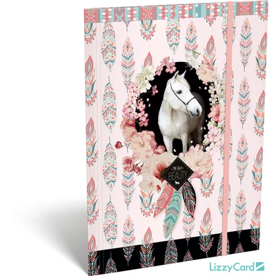 Lovas A4 gumis mappa - Wild beauty rose