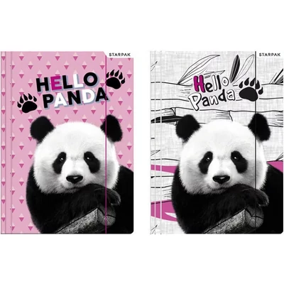 Pandás A4 gumis mappa - kétféle