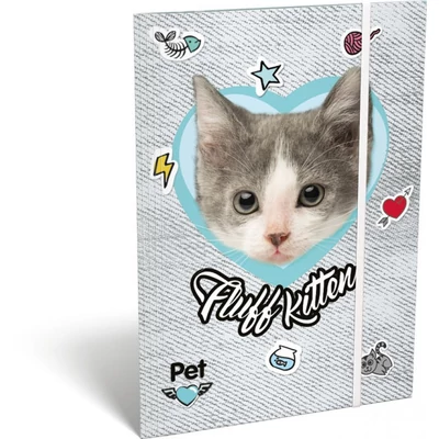 Pet Fluff Kitten cicás A5 gumis mappa