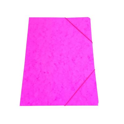 Gumis mappa A4 - prespán - pink