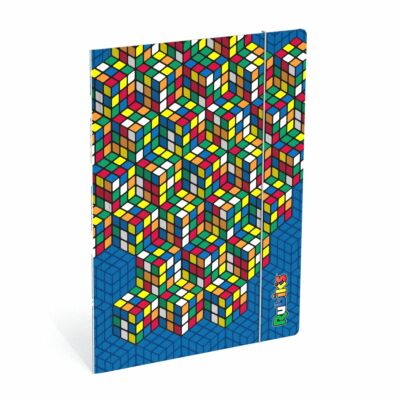 Rubik's gumis mappa - A4 - Rubik kockás