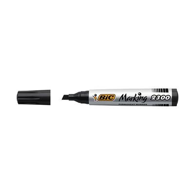 Alkoholos marker / filc - vágott végű - BIC 2300 - fekete