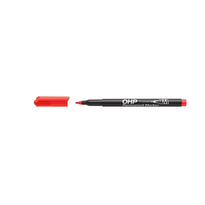 Alkoholos marker / filc - ICO OHP M - 1–1,5 mm - piros